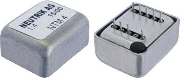 Neutrik NTM4 Audio transformer Impedance: 10000 Ω Content: 1 pc(s)