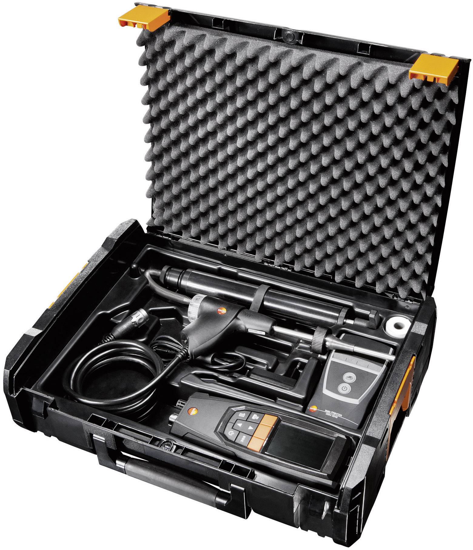 Набор testo. Газоанализатор testo 320. анализатор дымовых газов testo 320. кейс для testo 545. testo 320 (комплект) без н2 компенсации+смарт зонд testo 510i.