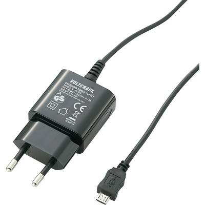 VOLTCRAFT SPS-1000 MicroUSB Mains PSU (fixed voltage) 5 V DC 1000 mA 5 W  