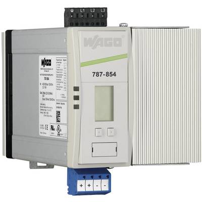   WAGO  EPSITRON® PRO POWER 787-854  Rail mounted PSU (DIN)    24 V DC  40 A  960 W  No. of outputs:1 x    Content 1 pc(
