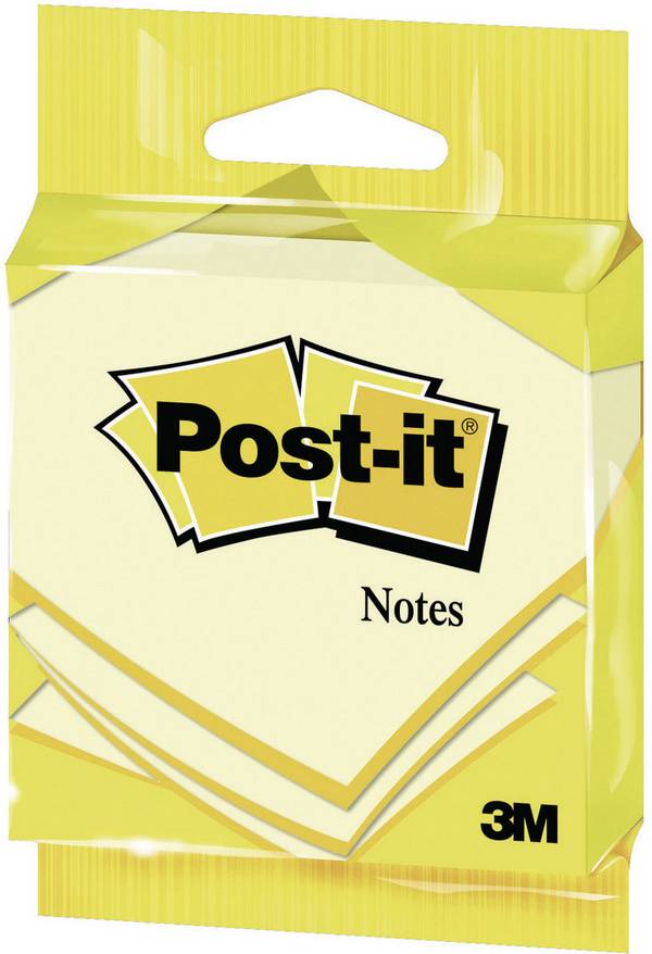 Post-it Sticky note 7100172243 76 mm x 76 mm Yellow 100 sheet