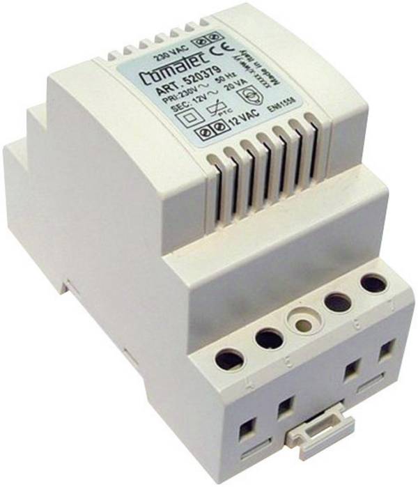 Comatec TBD202012P3 Rail mounted PSU (DIN) 12 V AC 1.67 A 20 VA Content 1 pc(s)