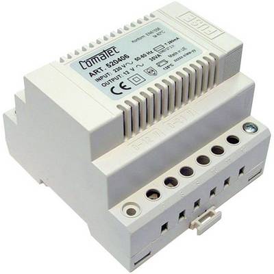 Comatec TBD203512F Rail mounted PSU (DIN) 12 V AC 2.92 A 35 VA Content 1 pc(s)-0
