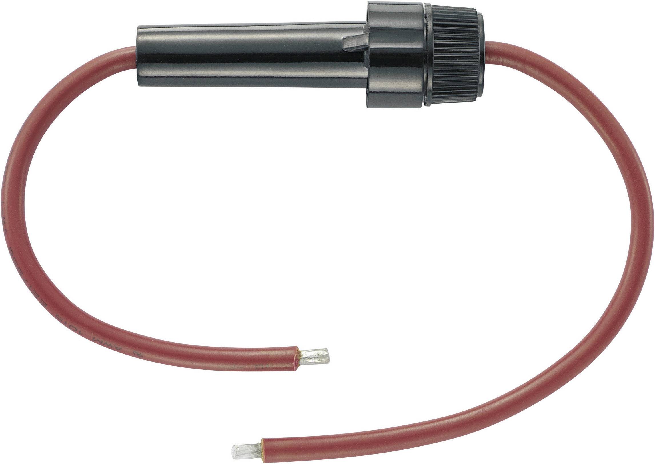 TRU COMPONENTS 1587915 TC-R3-32AA1 Fuse holder Suitable for Micro fuse 5 x 20 mm 20 A 32 V DC 1 pc(s)