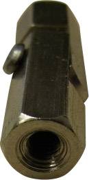 TOOLCRAFT 2010/105 Pivot bolt 2x Internal thread M3 Brass Distance 20 mm 1 pc(s) from