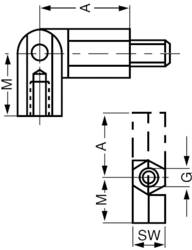 Toolcraft Pivot Bolt L 25 Mm M3 Brass 1 Pc S Conrad Com