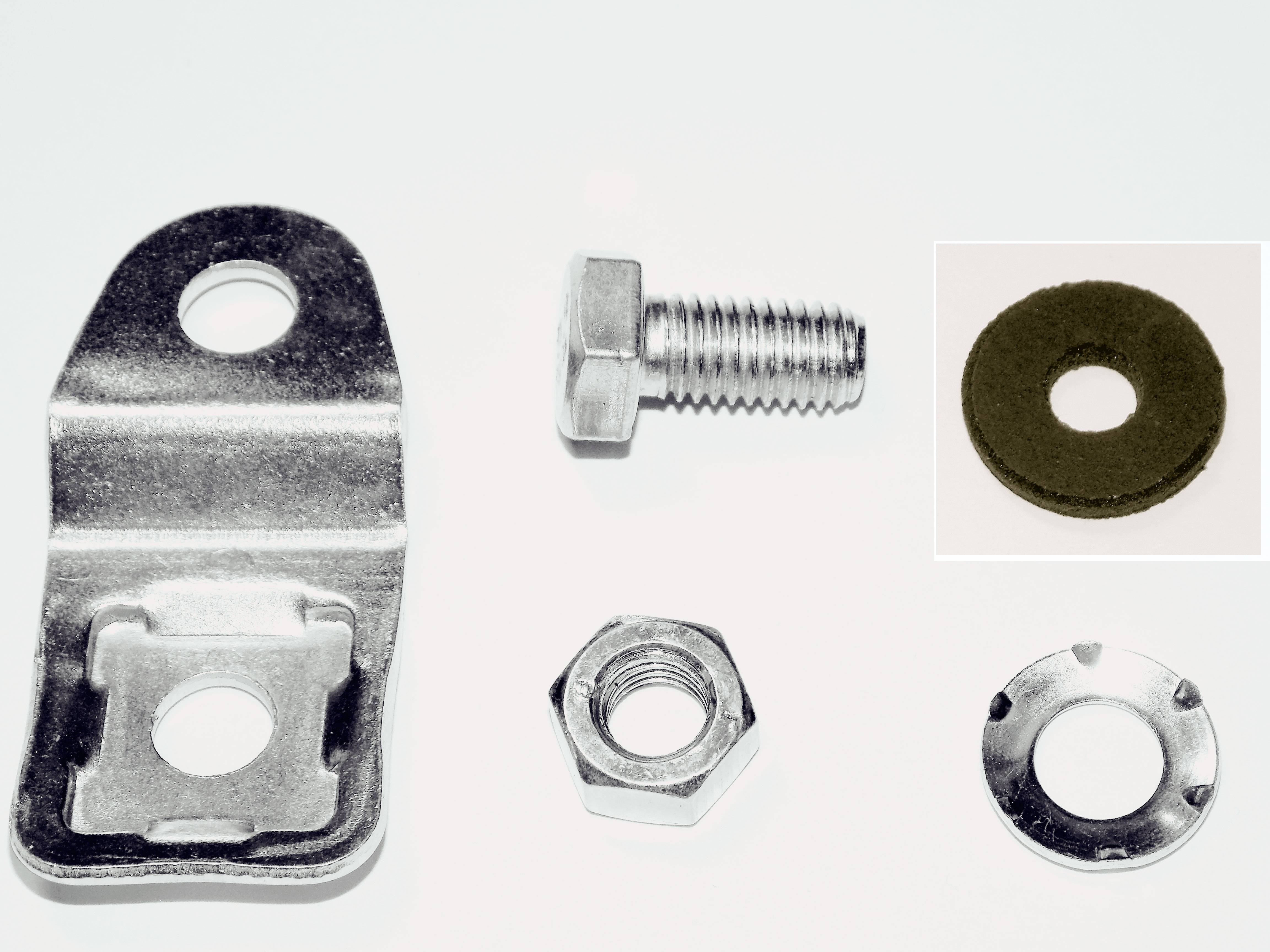 Rittal KL 1590.000 Wall Mounting Bracket Galvanised and chromeplated