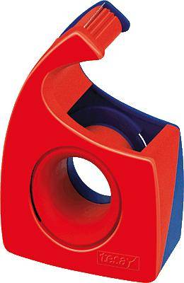 tesa Tape dispenser 57443-00001-00 Red, Blue Barrel width (max.): 19 mm Length (max.) 10 m