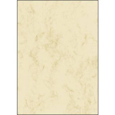 Beige marble texture with fine, irregular brown veins. Decorative surface mimicking natural stone.