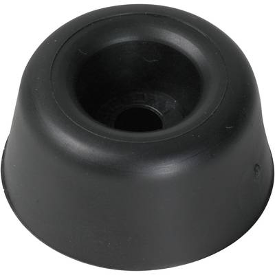 PB Fastener 100961 Threaded buffer  Black (Ø x H) 25 mm x 10 mm 1 pc(s) 