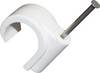 TRU COMPONENTS Cable clips 523523 Bundle Ø range 5 mm (max) White (matt) 100 pc(s)