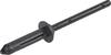 PB Fastener 301-9117-1010 Expanding rivet Hole Ø 4 mm PA 6.6/POM Black 1 pc(s)
