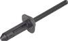 PB Fastener 301-9124-1010 Expanding rivet Hole Ø 5 mm PA 6.6/POM Black 1 pc(s)