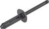PB Fastener 301-9127-1010 Expanding rivet Hole Ø 5 mm PA 6.6/POM Black 1 pc(s)