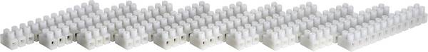 TRU COMPONENTS Screw terminal flexible: 0.75-2.5 mm² fixed: 0.75-2.5 mm² Number of pins: 12 White 10 pc(s)