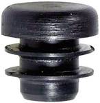 PB Fastener 085 0200 699 03 Round ribbed tube end caps Board thickness (max.) 2.5 mm Polyethylene (PE) Black 1 pc(s)