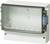 Rectangular plastic box with transparent lid, suitable for secure storage or electrical installations.