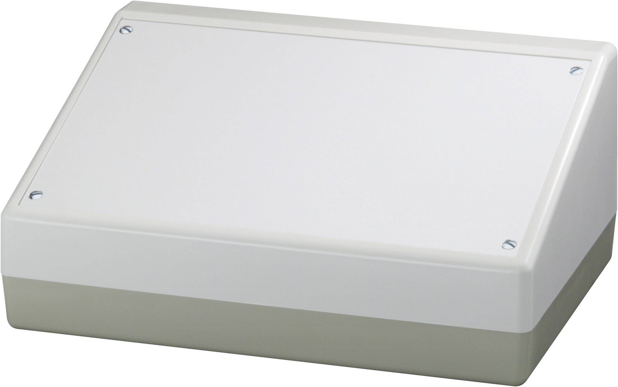 OKW AS054486 Desk casing (W x H x D) 220 x 100 x 156 mm Acrylonitrile butadiene styrene, Aluminium Aluminium (anodised) 1 pc(s)