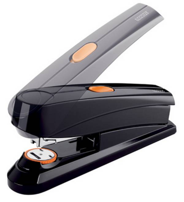 Novus Office B8FC 020-1673 Flat-stack stapler Black Stapling capacity: 50 sheets (80 g/m²)