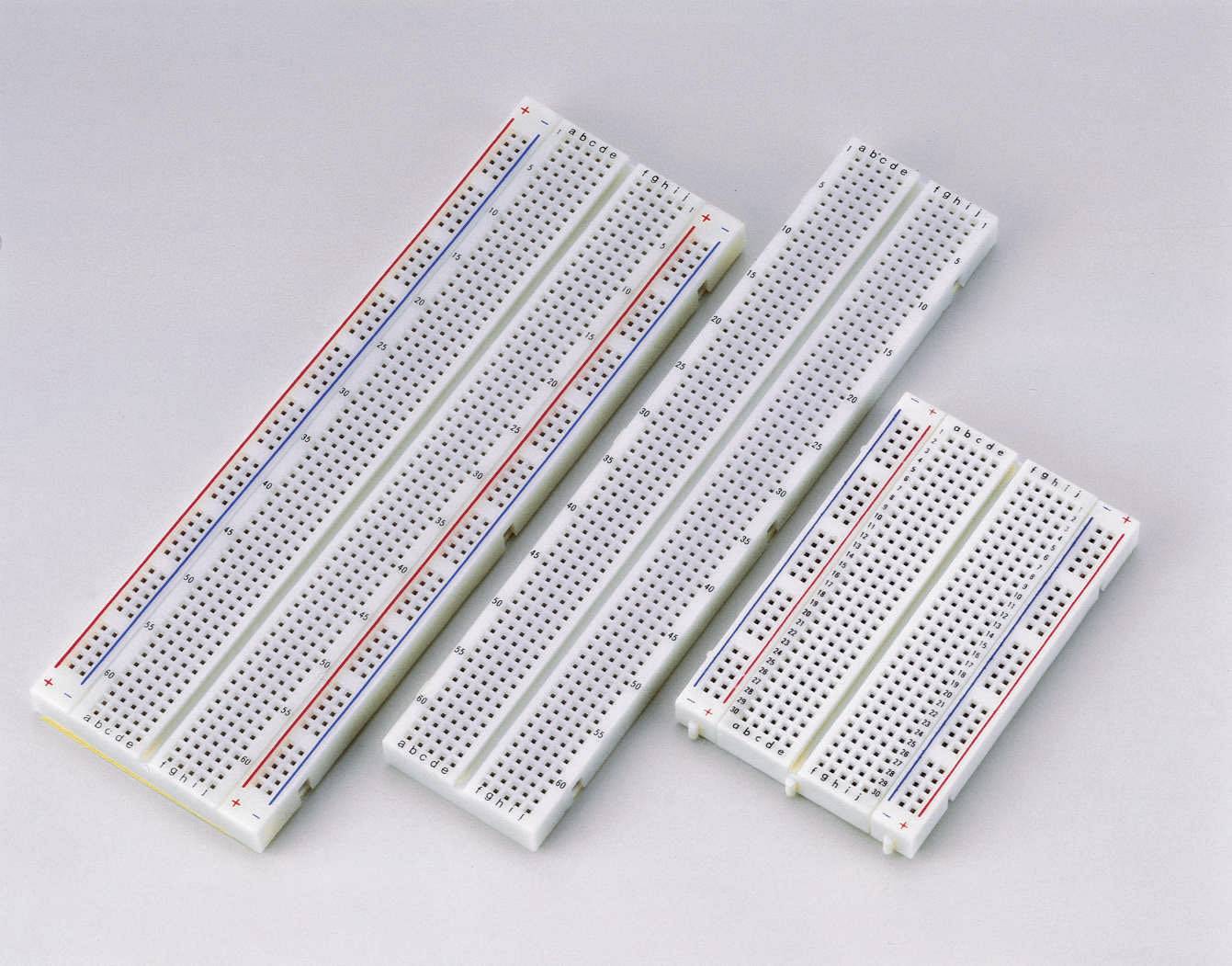 EIC-102 Breadboard self-adhesive Total number of pins 830 (L x W x H) 165 x 55 x 8.5 mm 1 pc(s)-1