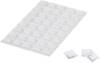 3M SJ 5308 MPCB Foot self-adhesive, square Transparent (Ø x H) 12.7 mm x 3.1 mm 40 pc(s)