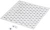 3M SJ 6553 MPCB Foot self-adhesive, trapezoid Transparent (Ø x H) 11 mm x 3.05 mm 132 pc(s) Piece
