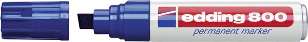 Edding Edding 800 permanent marker 800 Line width 4 - 12 mm Tip form Wedge-shaped Blue