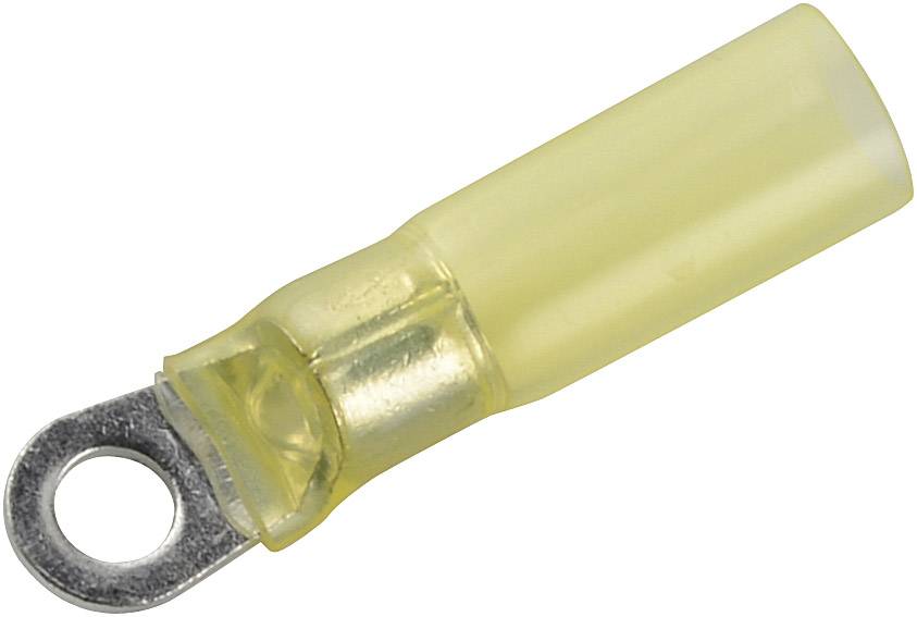 DSG Canusa 7932310102 Ring terminal + heatshrink Cross section (max.)=6 mm² Hole Ø=5 mm Partially insulated Yellow 1 pc(s)