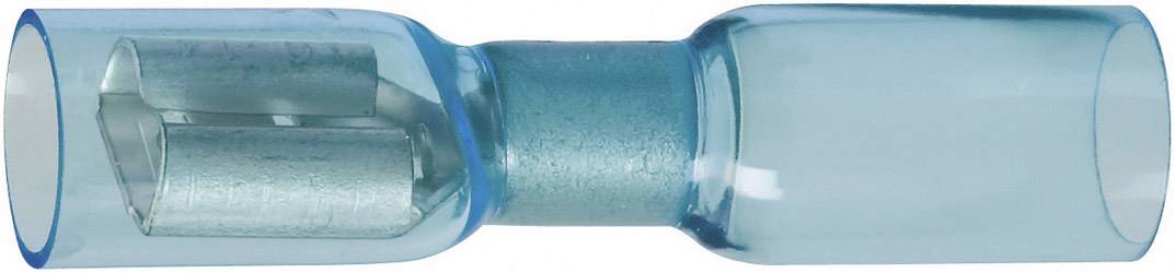 DSG Canusa 7934200502 Blade receptacle + heatshrink Connector width: 6.3 mm Connector thickness: 0.8 mm 180 ° Insulated Blue 1 pc(s)