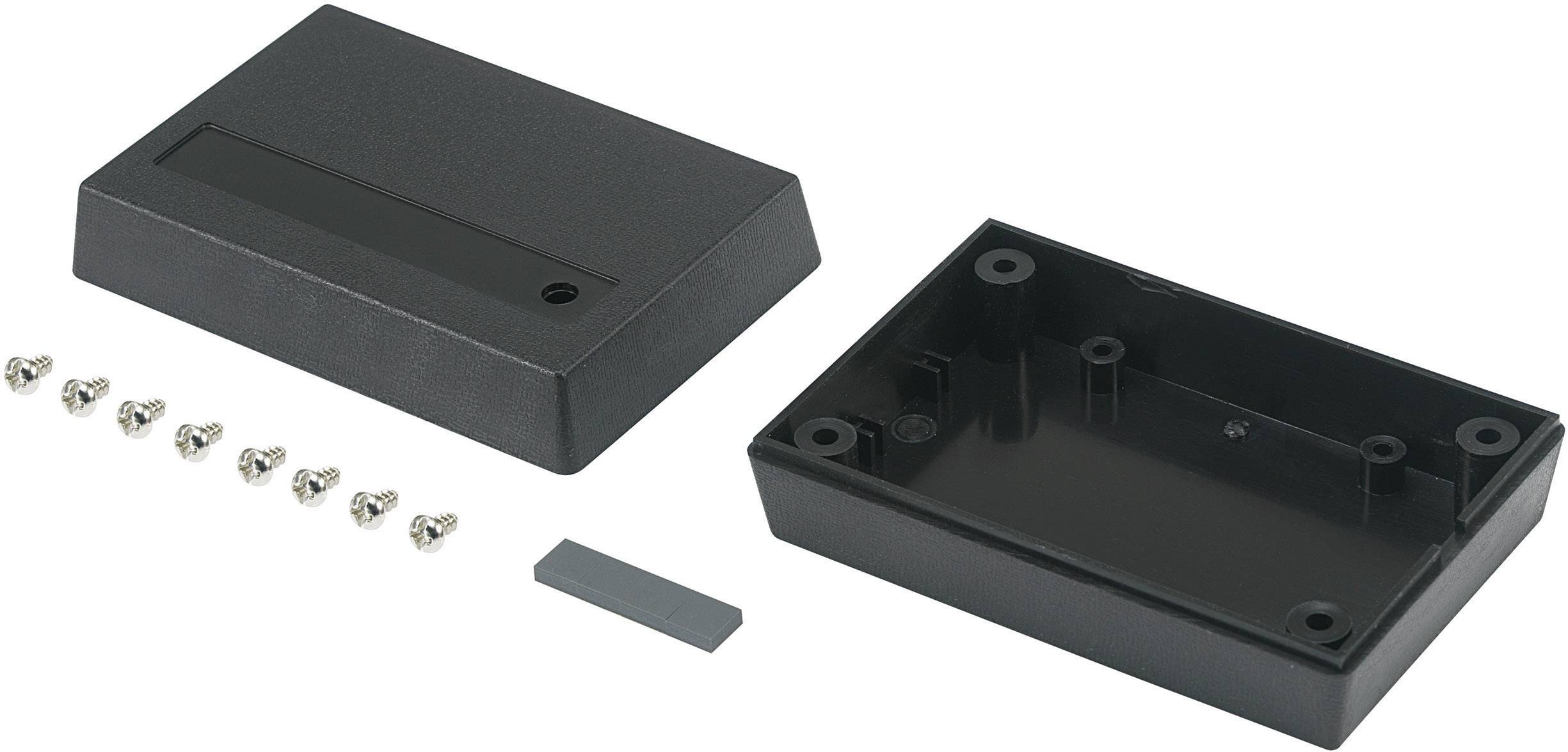 TRU COMPONENTS 98003C11 530113 Universal enclosure 88 x 58 x 30 Acrylonitrile butadiene styrene Black 1 pc(s)