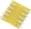TRU COMPONENTS PCB terminal strip double-row Total number of pins 10 Epoxide (L x W x H) 43 x 38 x 1.6 mm 1 pc(s)