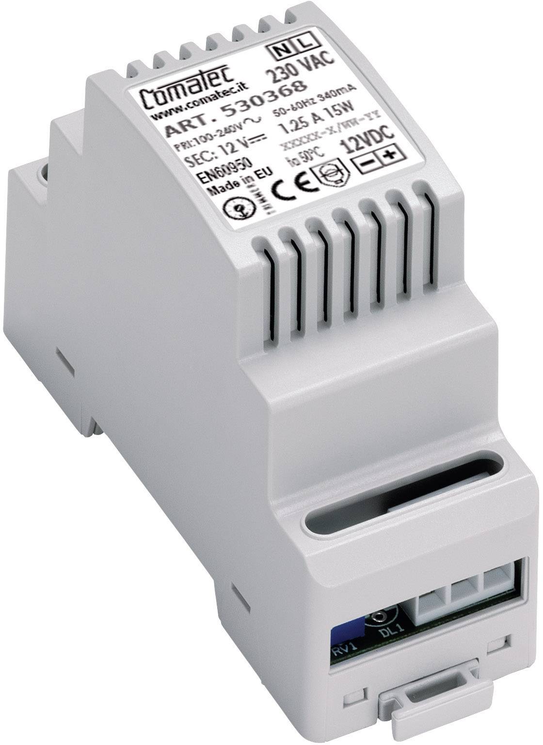 Image of Comatec PSM46012 Rail mounted PSU (DIN) 12 V DC 5 A 60 W Content 1 pc(s)