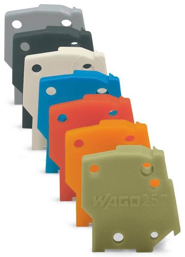 WAGO 257-400 Cover Blue 100 pc(s)