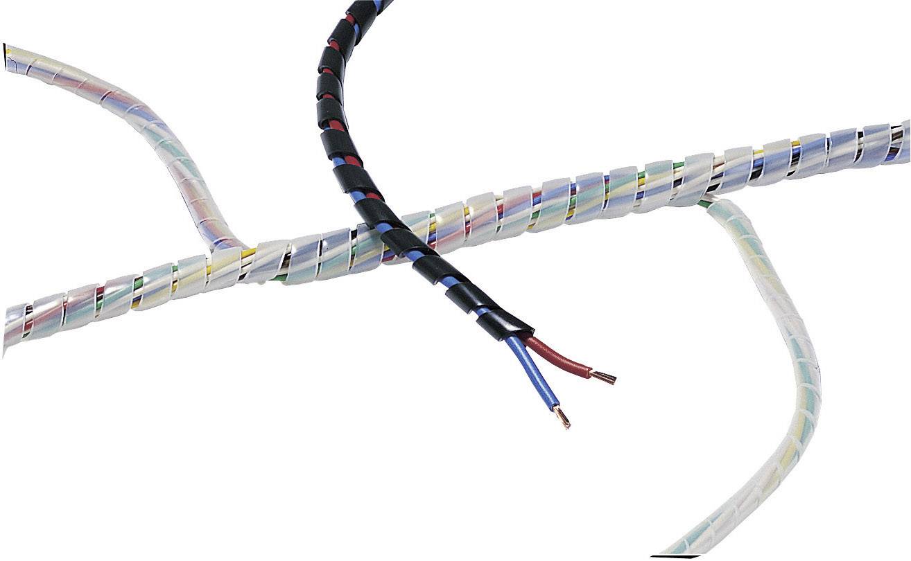 HellermannTyton 161-44200 SBPAV09-PA6-BK-30M Spiral Binding Cable Protection Black