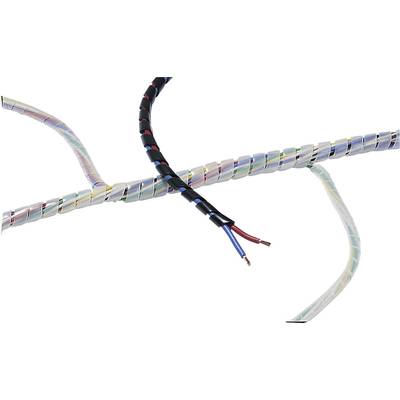 HellermannTyton 161-41204 SBPE9D-PE-BK-5M Spiral Binding Cable Protection Black