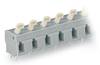 WAGO 257-655 Spring-loaded terminal 2.50 mm² Number of pins 5 Grey 80 pc(s)