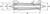 Technical drawing of a conical tube with dimensions: Outer diameter 11 mm, inner diameter varying from 8 to 5.6 mm, length 44 mm.