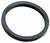 A black rubber sealing ring in a circular shape.