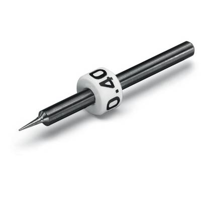 Milling cutter with a narrow point and a white ring labelled 'Ø 0.40'. Suitable for fine material processing.