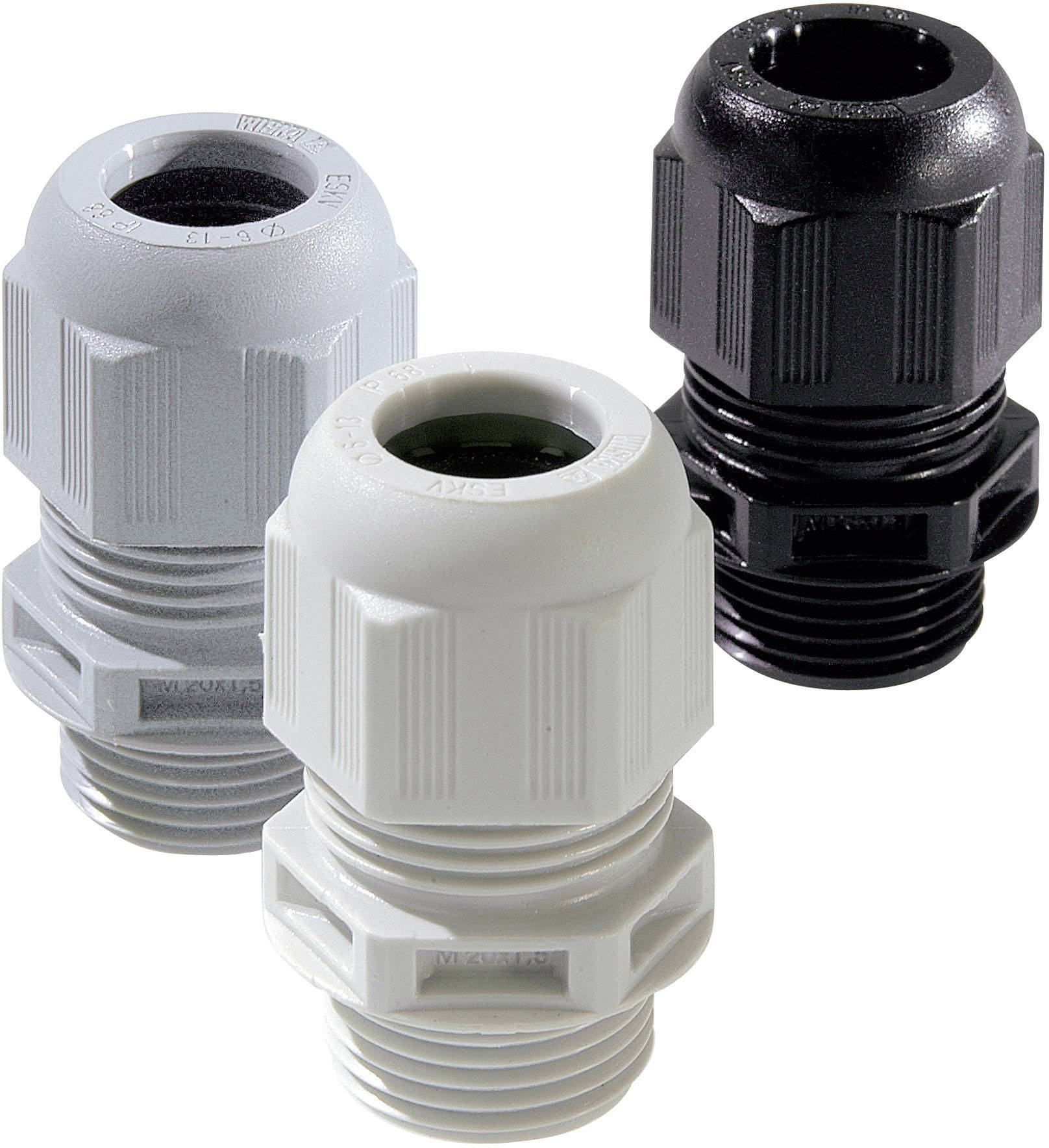 Wiska 10061789-1 Cable gland M20 Polyamide Grey-white (RAL 7035) 1 pc(s)