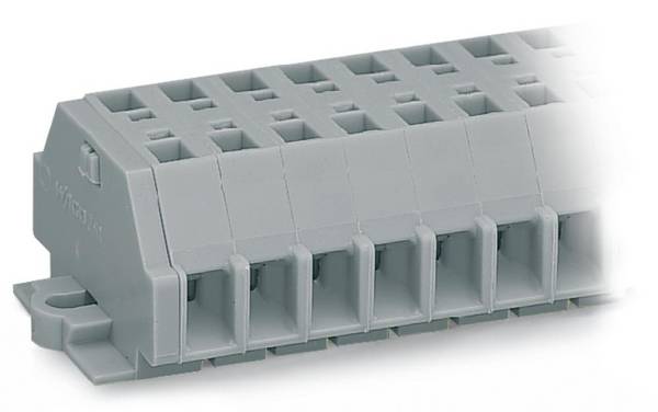 WAGO 261-110 Punch-down block 6 mm Pull spring Configuration: L Grey 25 pc(s)