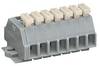 WAGO 261-107/331-000 Punch-down block 6 mm Pull spring Configuration: L Grey 50 pc(s)