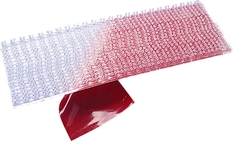 3M SJ 3560 Hook-and-loop tape stick-on Mushroom hooks (L x W) 1000 mm x 25 mm Translucent Sold per metre