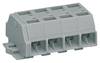 WAGO 261-204 Punch-down block 10 mm Pull spring Configuration: L Grey 100 pc(s)