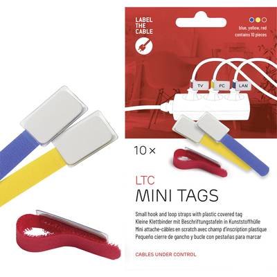 Label the Cable 2530 19 inch  Cable bracket      Blue, Yellow, Red