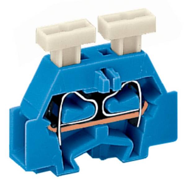 WAGO 261-304/341-000 Terminal 6 mm Pull spring Configuration: N Blue 200 pc(s)