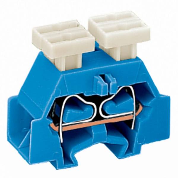 WAGO 261-334/342-000 Terminal 10 mm Pull spring Configuration: N Blue 200 pc(s)