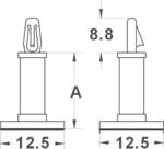 Self-adhesive PCB holder MMR