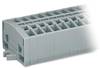 WAGO 264-106 Punch-down block 6 mm Pull spring Configuration: L Grey 100 pc(s)