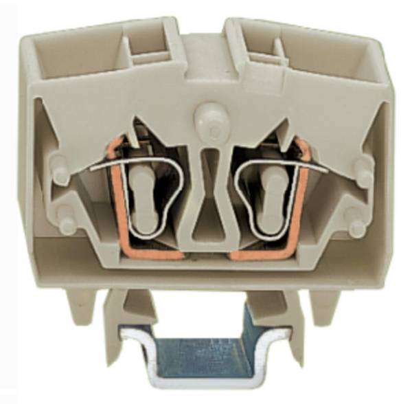WAGO 264-220 Continuity 10 mm Pull spring Configuration: L Grey 100 pc(s)